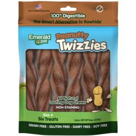 Emerald Pet Peanutty Twizzies Natural Dog Chews