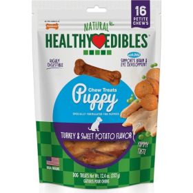 Nylabone Healthy Edibles Chews Turkey and Sweet Potato Flavor Petite