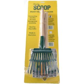 Flexrake Scoop and Steel Rake Set with Wood Handle