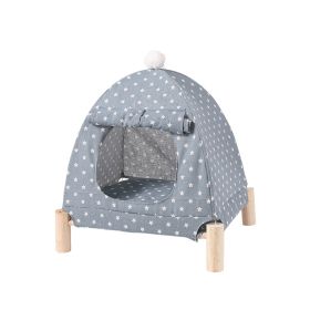 Removable And Washable Wood Pet Supplies Cat House