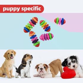 Dog Toys TPR Soft Glue Multi-color Swivel Training Dog Throwing Interactive Bite Resistant Pet Supplies