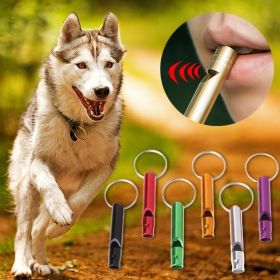 1 Pcs Pet Dog Training Whistle Dogs Puppy Sound Portable Flute Aluminum Alloy Pet Shop Dog Acessorios