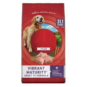 High Protein Dry Senior Dog Food Plus Vibrant Maturity Adult 7 Plus Formula
