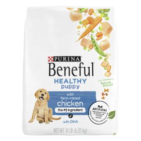 Purina Beneful Healthy Puppy Farm Raised Chicken 14lb Bag