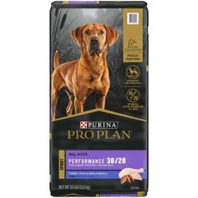 Purina Pro Plan Performance 30/20 Dry Dog Food, 33 lb Bag
