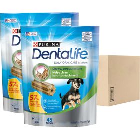 Purina DentaLife Chicken Dental Treats Variety Pack for Dogs, 14.7 oz Pouches (2 Pack)