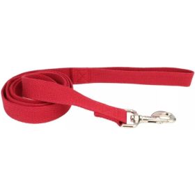 Coastal Pet New Earth Soy Dog Lead Cranberry Red - 6 feet x 5/8"W