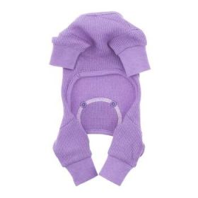 Sweet Dreams Thermal Pajamas (Color: Pastel Lilac, size: small)