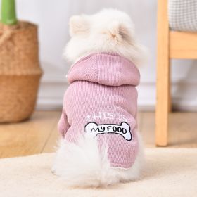 Back Cat Dog Cloth Clothes (Option: Pink-XS)