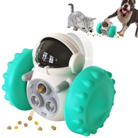 PawPartner Dog Tumbler Interactive Toys Increases Pet IQ Slow Feeder Labrador French Bulldog Swing Training Food Dispenser (Ships From: China, Color: Blue)